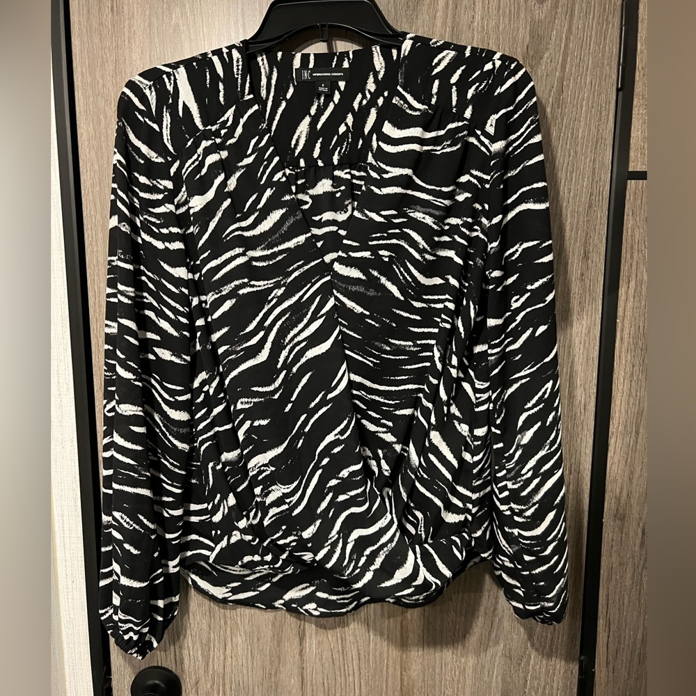 I.N.C. International Concepts Animal Print Blouse